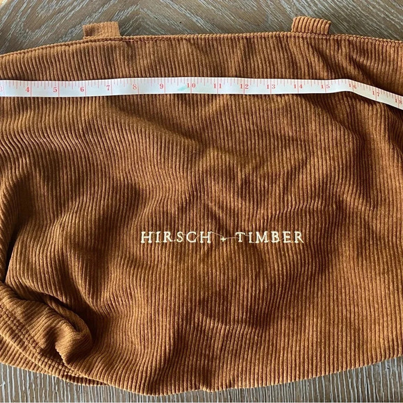 EUC Hirsch + Timber Brown Corduroy Zip-up Tote Bag - Picture 2 of 9